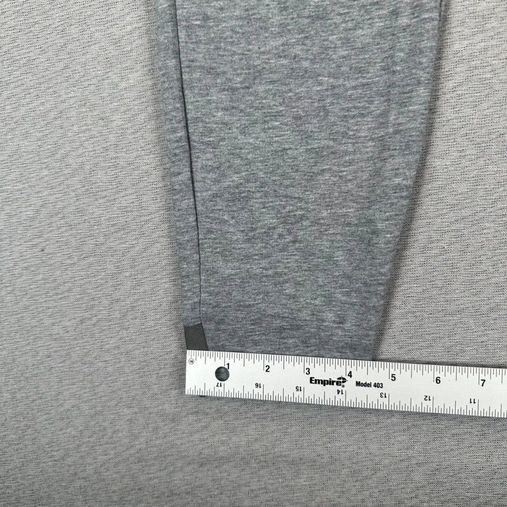 Gymshark Crest Joggers Men Medium Slim Tapered Grey Marl Sweatpants Gym Training